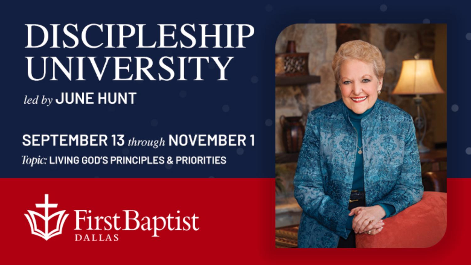 Fall Discipleship University at First Dallas